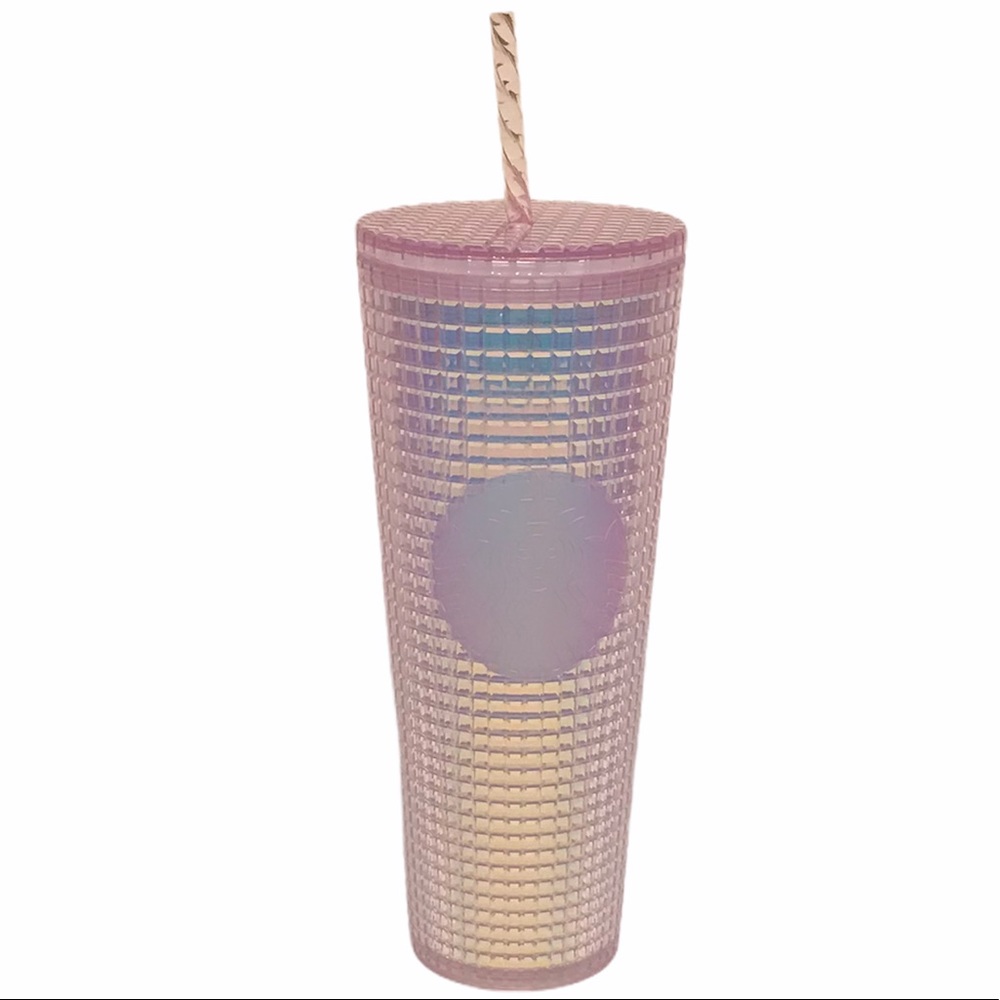 Starbucks Holiday 2020 24oz Tumbler Pink Grid